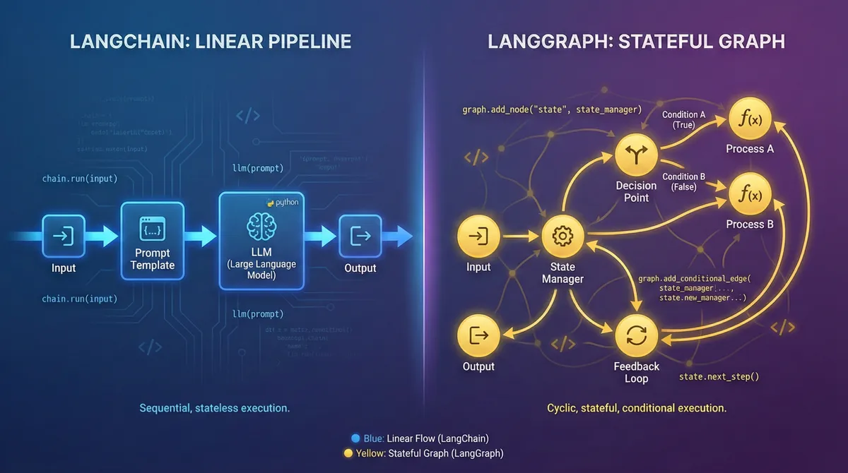 When to Use LangChain vs LangGraph: A Developer's Guide
